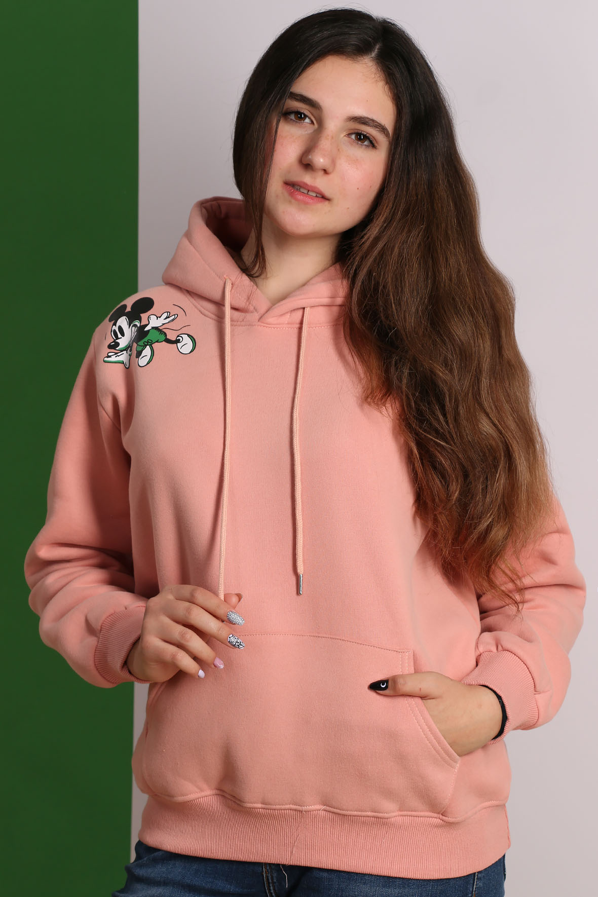

N-3013.С3 Худи на флисе