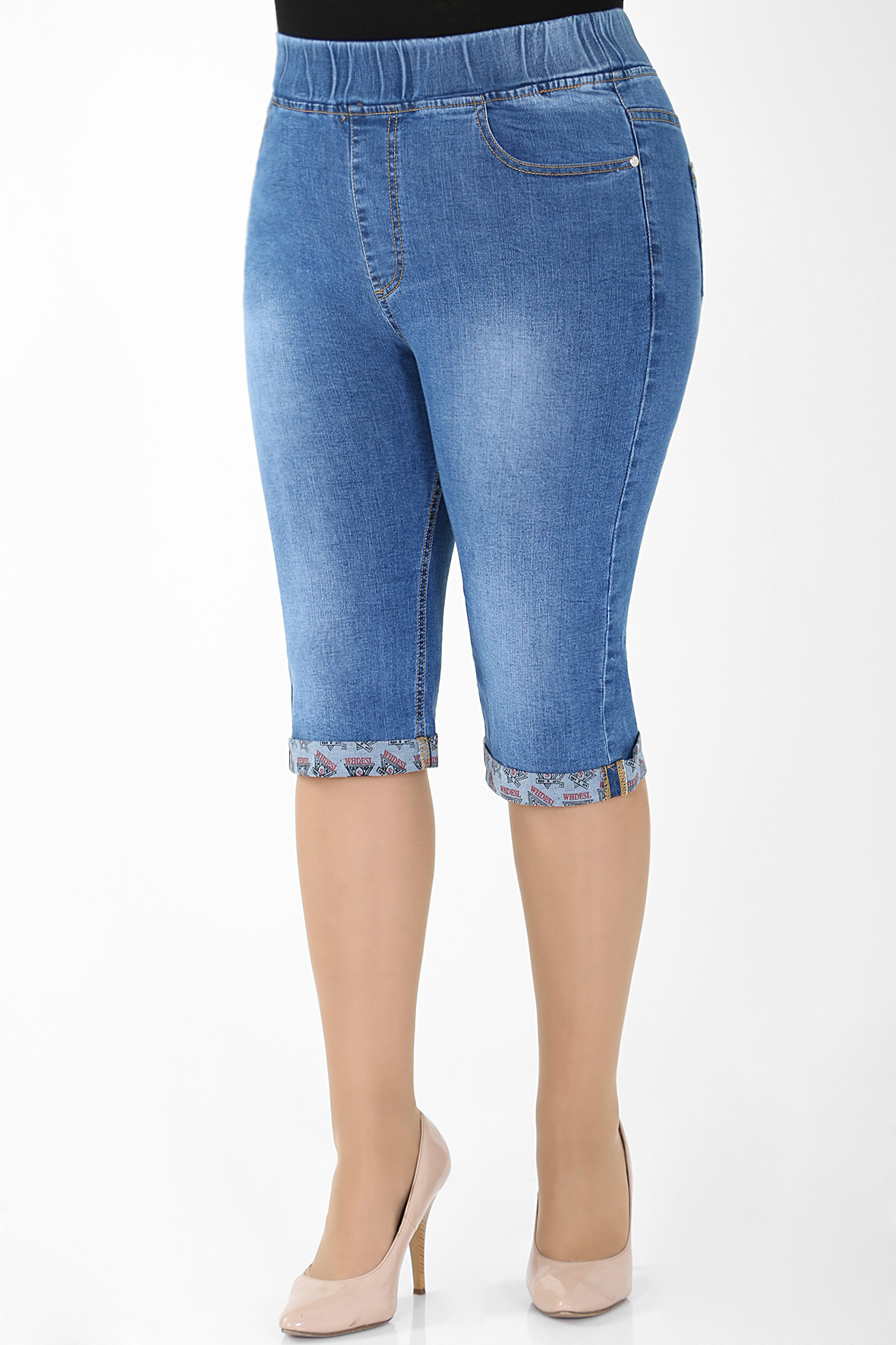 

М-12 6586.С1 Капри джинсовые