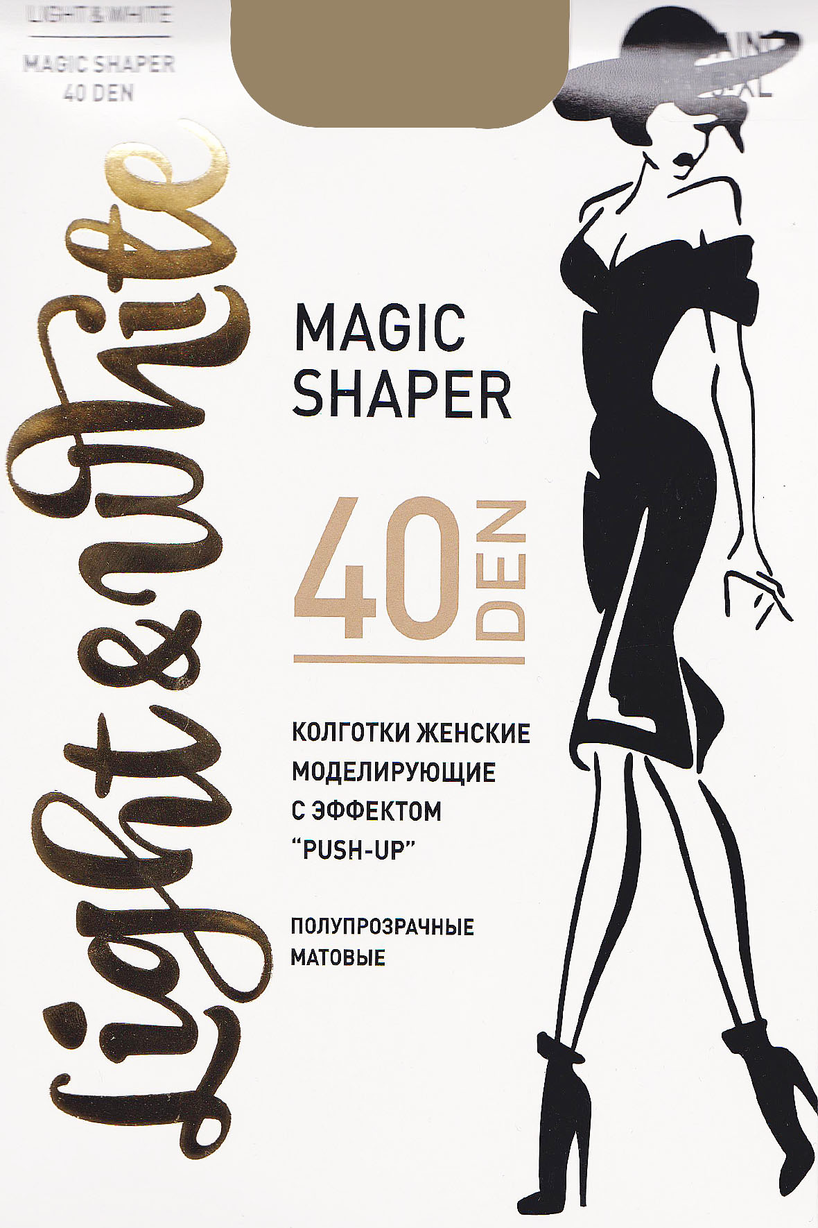 

LIGHT-WHITE MAGIC SHAPER 40.С1 Колготки