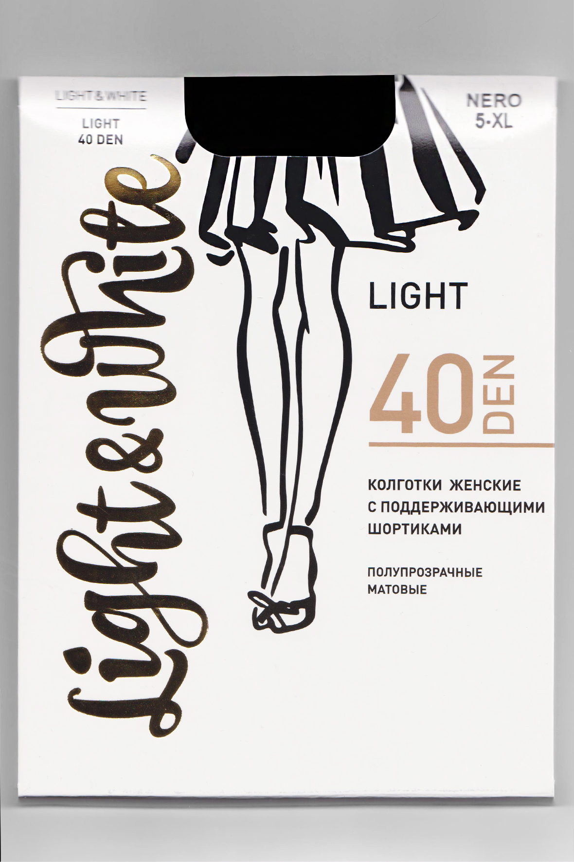 

LIGHT-WHITE LIGHT 40.С1 Колготки