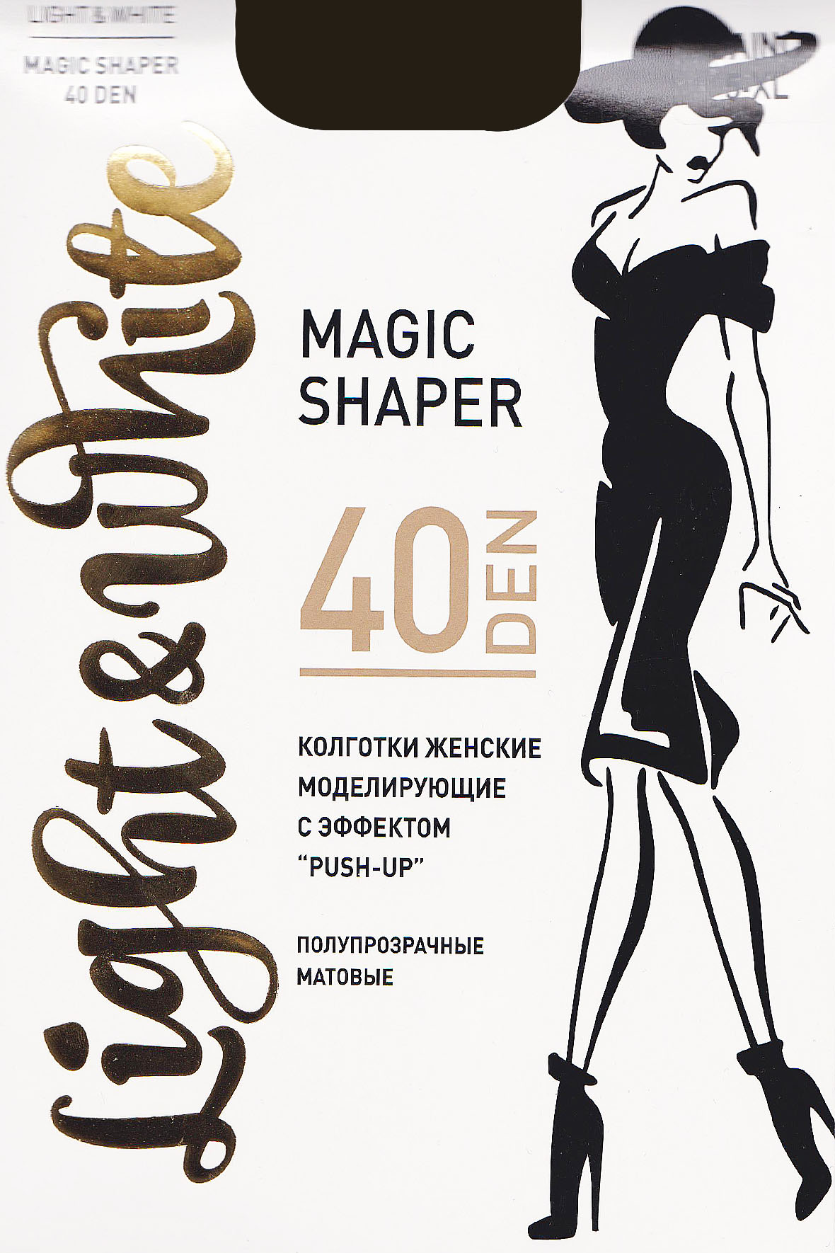 

LIGHT-WHITE MAGIC SHAPER 40.С2 Колготки